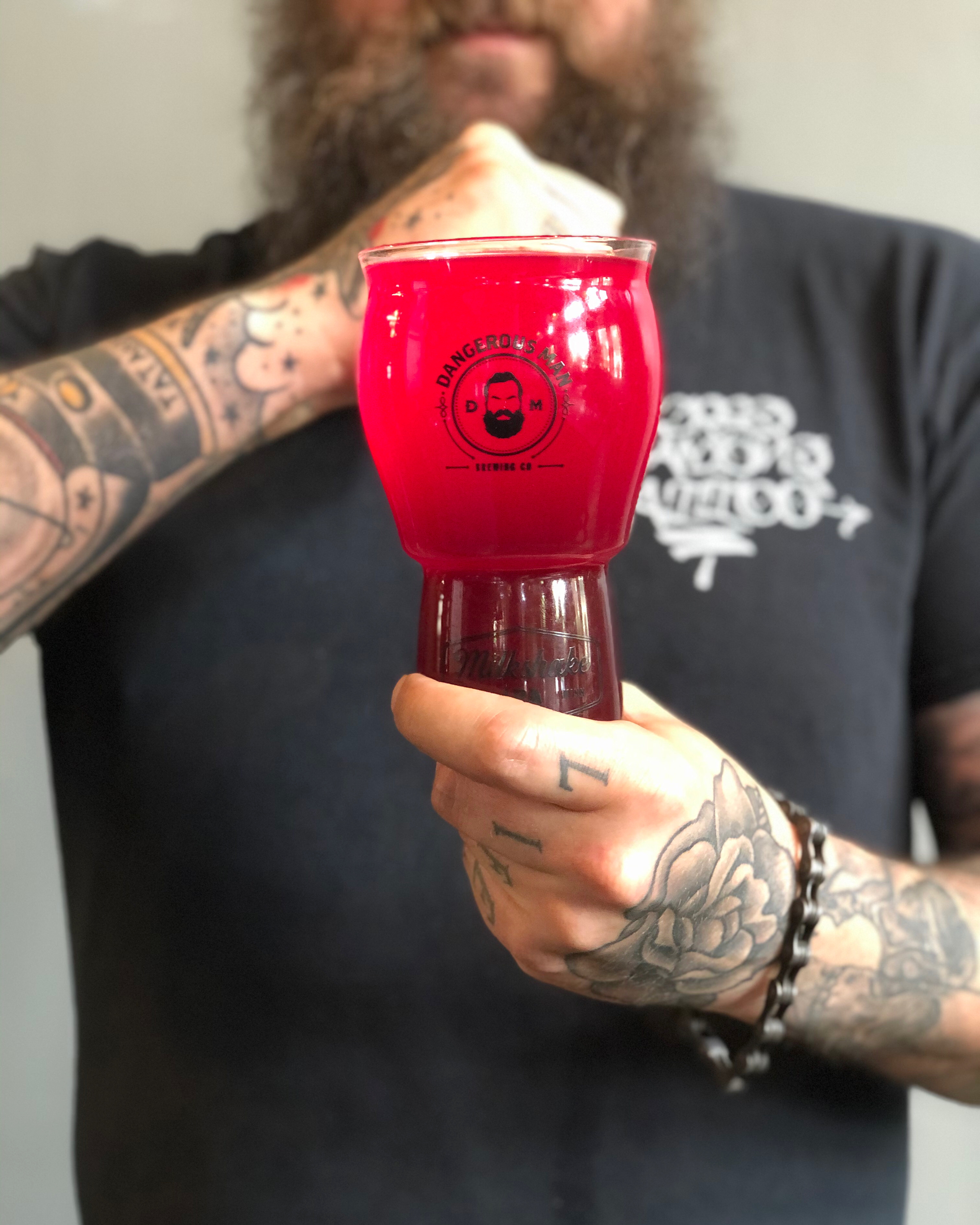 Double Boysenberry Milkshake IPA Dangerous Man Brewing Company