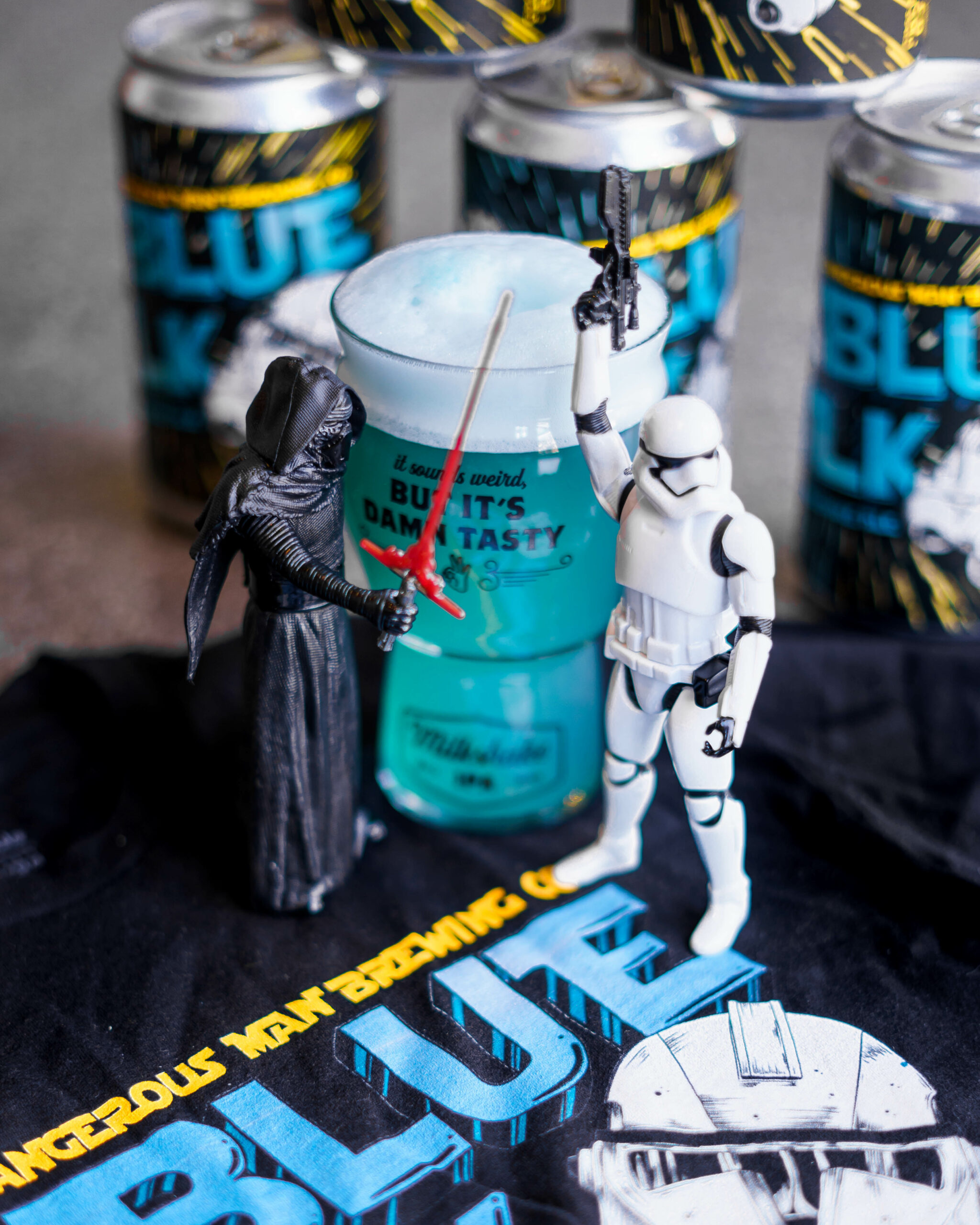 Blue Milk (Blue Razz Milkshake Ale) - Dangerous Man Brewing Company