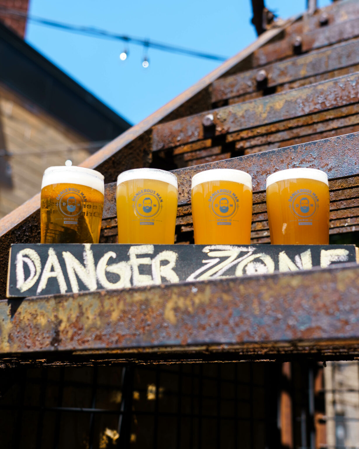 Beer Flight Night Dangerous Man Brewing Company