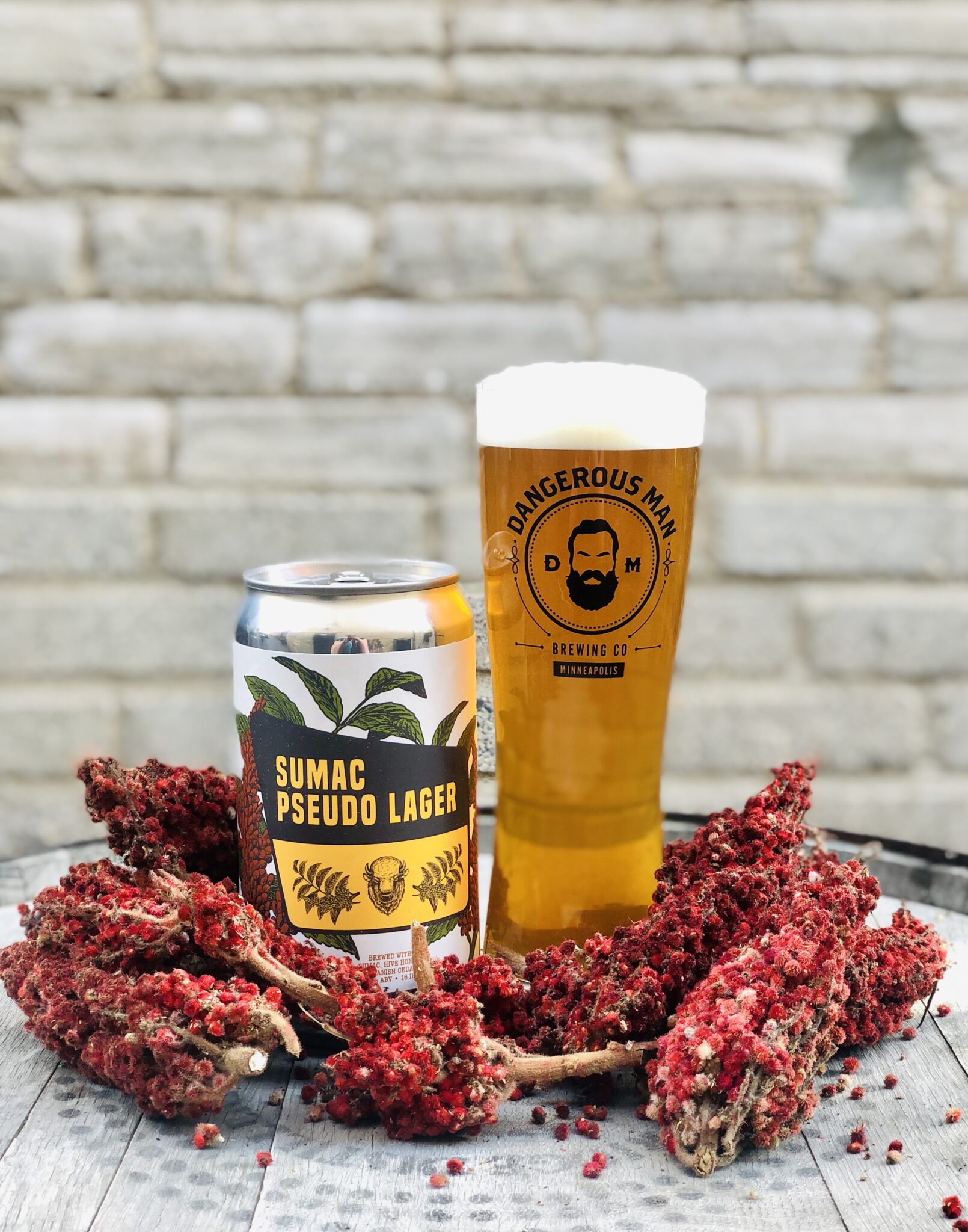 Sumac Pseudo Lager Dangerous Man Brewing Company