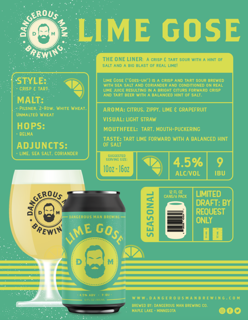 Lime Gose Sale Sheet