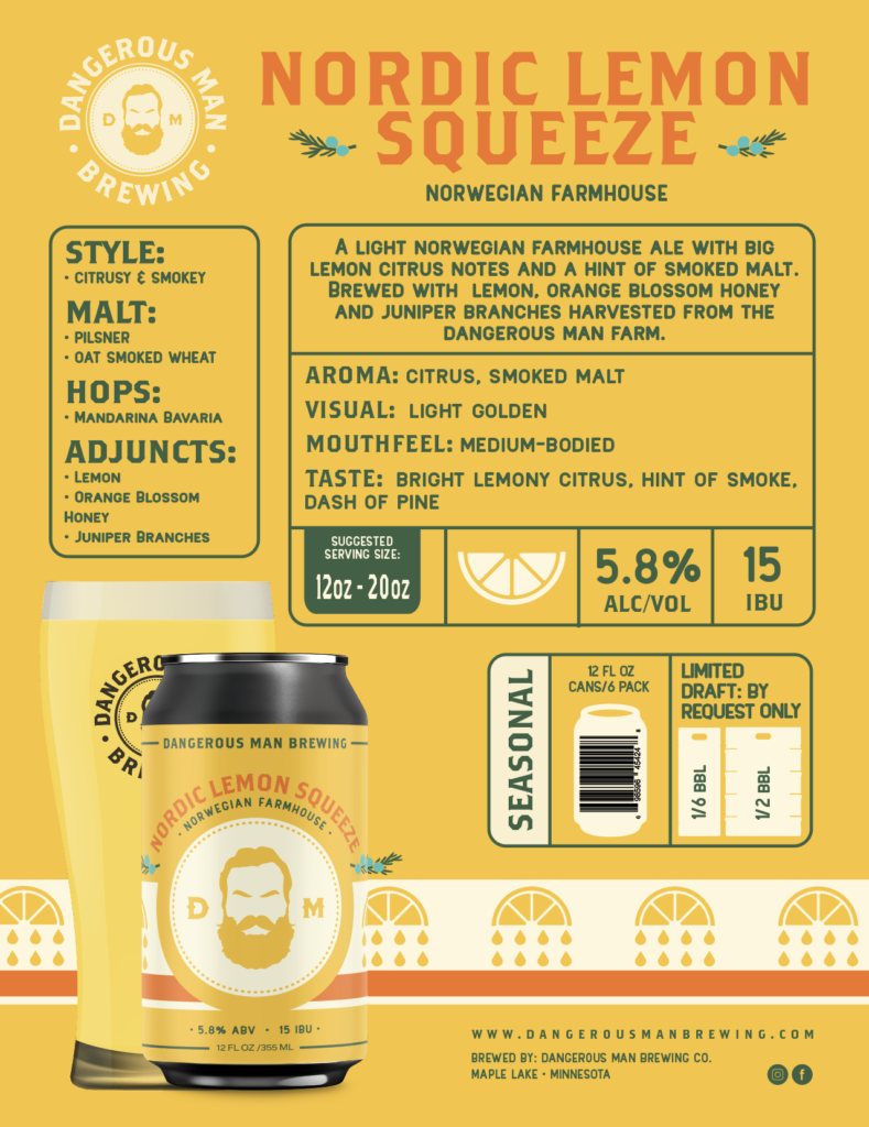 Nordic Lemon Squeeze Sales Sheet