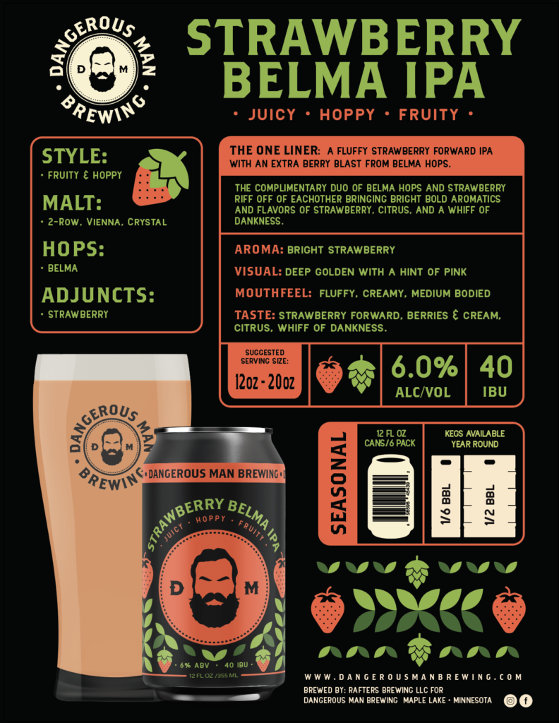 Strawberry Belma IPA Sales Sheet