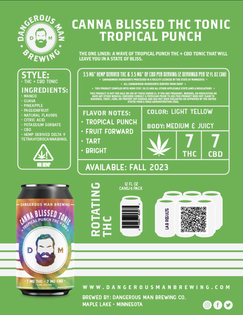 Tropical Punch THC Sales Sheet